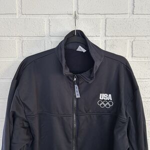 United States Olympic Committee Jacket Mens XXL Full Zip Pockets